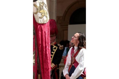 Ceremonia tradicional de Las Cabezadas celebrada en León.- ICAL
