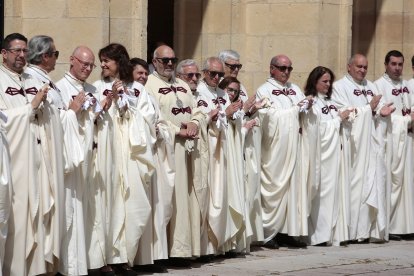 Ceremonia tradicional de Las Cabezadas celebrada en León.- ICAL
