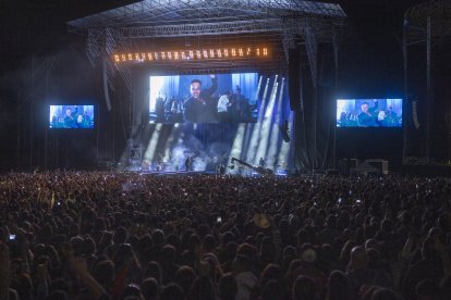 Festival Músicos en la Naturaleza con las actuaciones de C. Tangana, Leiva e Iván Ferreiro en Hoyos del Espino.- ICAL