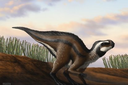 Ilustración de Vegagete el ejemplar de Rhabdodontomorpha que podría ser tu mascota.NATHAN ROGERS