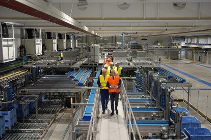Inauguración de la nueva planta de Patatas Meléndez en Medina del Campo.- ICAL
