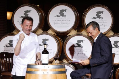 Inauguración del restaurante de Martín Bersategui en 'La bodega el hilo de Adriana'. J.M. Lostau