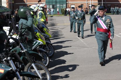 Acto organizado con motivo del 179 aniversario de Fundación Guardia Civil, presidido por el general de brigada jefe de la 12 Zona de la Guardia Civil en Castilla y León, Luis del Castillo