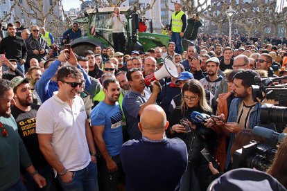 Tractorada este viernes en León. -ICAL