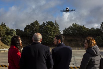 Presentación del nuevo 'megadron' de la Policía Nacional. -ICAL