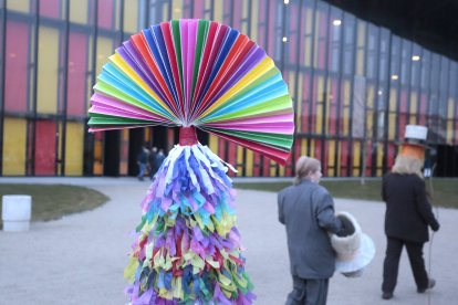 La capital leonesa acoge el tradicional desfile de antruejos de la provincia.- ICAL