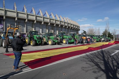 Tractorada este viernes en Valladolid. -ICAL