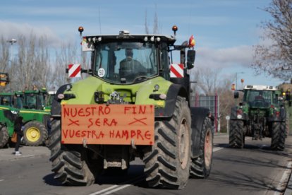 Tractorada este viernes en Valladolid. -ICAL