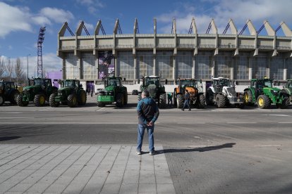 Tractorada este viernes en Valladolid. -ICAL