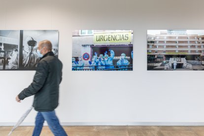 Inauguración de la exposición: Protagonistas COVID19: Lugares y personas de la fotógrafa Solete Casado .- ICAL.