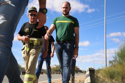Marcha reivindicativa de la asociación de trabajadores de incendios forestales de Castilla y León. Ical