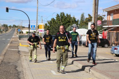 Marcha reivindicativa de la asociación de trabajadores de incendios forestales de Castilla y León. Ical