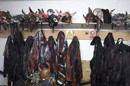 Elementos de la fiesta del Judas de Villadiego.- ICAL