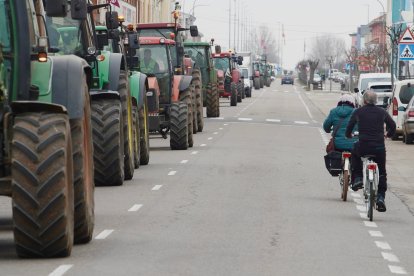 Protestas agrarias en Santa María del Páramo, León. -ICAL