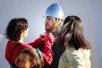 Villadangos del Páramo en León celebra la recreación de la Batalla de Villadangos.-ICAL
