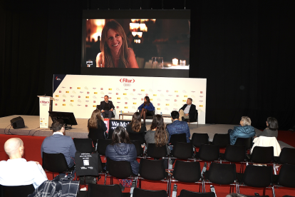 La concejala de Turismo, Eventos y Marca Ciudad de Valladolid, Blanca Jiménez, presenta las experiencias de la ‘Valladolid Film Comission’, en su décimo aniversario. Juan Lázaro/ Ical
