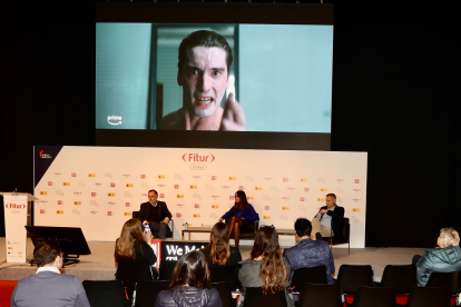 La concejala de Turismo, Eventos y Marca Ciudad de Valladolid, Blanca Jiménez, presenta las experiencias de la ‘Valladolid Film Comission’, en su décimo aniversario. Juan Lázaro/ Ical