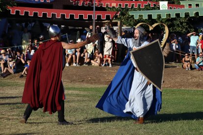 Villadangos del Páramo en León celebra la recreación de la Batalla de Villadangos.-ICAL