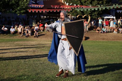 Villadangos del Páramo en León celebra la recreación de la Batalla de Villadangos.-ICAL