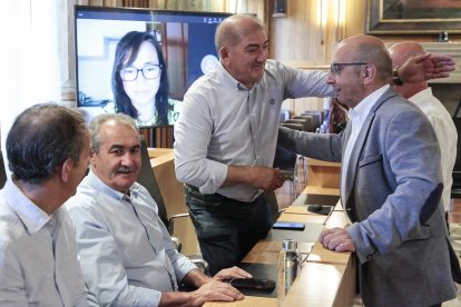 Imágenes del pleno extraordinario de final de mandato de la Diputación de León. ICAL
