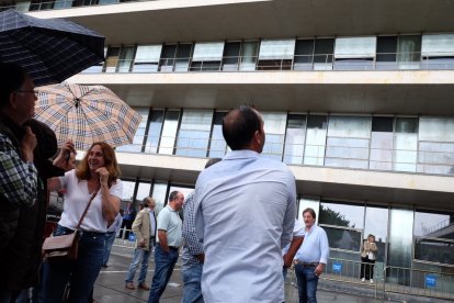 Protesta ganadera ante la Junta de Castilla y León en Salamanca. / ICAL