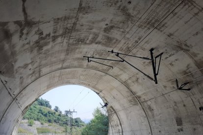 Estado del túnel de la Variante de Pajares. E.M.