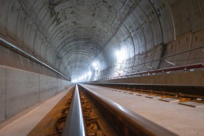 Estado del túnel de la Variante de Pajares. E.M.
