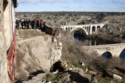 Una imagen de archivo de la muralla medieval de Ledesma. ICAL