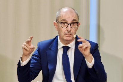 Pedro Pisonero, director general de Iberaval. Club de Prensa El Mundo – Diario de Castilla y León ‘El sector financiero en Castilla y León. Un aliado imprescindible de nuestro crecimiento’. -PHOTOGENIC