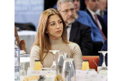 Carolina del Bosque, concejala de Juventud en el Ayuntamiento de Valladolid. Club de Prensa El Mundo – Diario de Castilla y León ‘El sector financiero en Castilla y León. Un aliado imprescindible de nuestro crecimiento’. -PHOTOGENIC