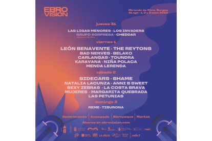 Cartel Ebrovisión.- FESTIVAL EBROVISIÓN