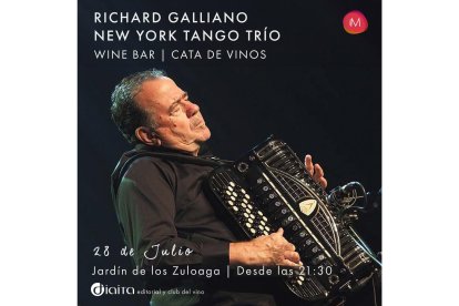 Cartel de Richard Galliano para el MUSEG.- MUSEGFESTIVALDESEGOVIA