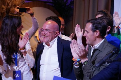 Jesús Julio Carnero, candidato del PP, gana las elecciones a la Alcaldía de Valladolid.- ICAL