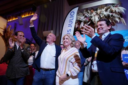 Jesús Julio Carnero, candidato del PP, gana las elecciones a la Alcaldía de Valladolid.- ICAL