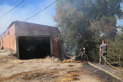 Incendio en Losacio de Alba (Zamora).- ICAL