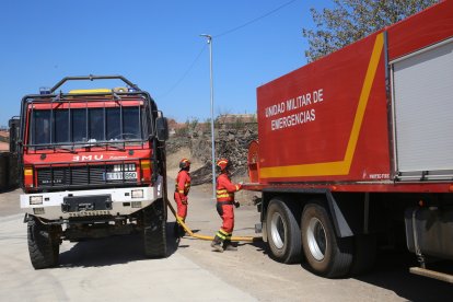 Incendio en Losacio de Alba (Zamora).- ICAL