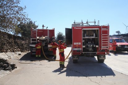 Incendio en Losacio de Alba (Zamora).- ICAL