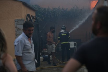 Vecinos de Marquiz de Alba durante el ingreso de Losacio de Alba.- ICAL