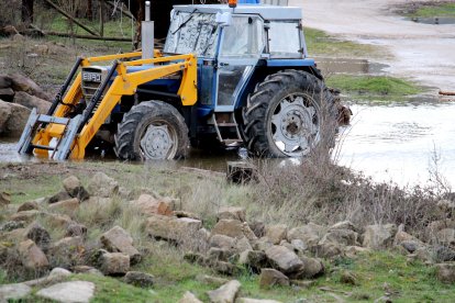 Crecida del rio Duero a su paso por Vinuesa.-ICAL.
