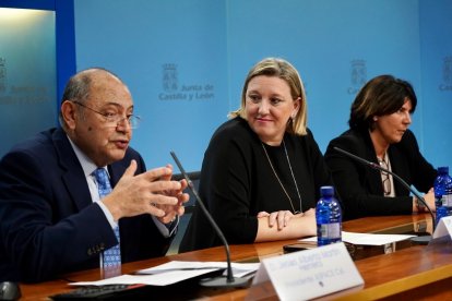 La consejera de Familia e Igualdad de Oportunidades, Isabel Blanco, presenta el spot de Aspace Castilla y León para visibilizar el día a día de las personas con parálisis cerebral y otras discapacidades con grandes necesidades de apoyo. -ICAL