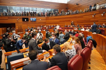 Pleno de constitución de la XI Legislatura de las Cortes de Castilla y León. -ICAL