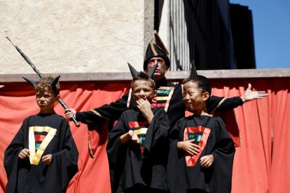 Representación del acto sacramental de La Loa, declarado Bien de Interés Cultural de carácter inmaterial, con motivo de las fiestas patronales en honor a Nuestra Señora de la Asunción de La Alberca.- ICAL