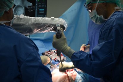 Detalle de los utensilios empleados en una intervención.- E.M.