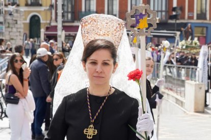 Procesión del Encuentro de 'Jesús Resucitado' con la 'Virgen de la Alegría'. -J.M. LOSTAU