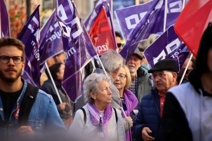 Manifestación en León por el día para la Erradicación de la Violencia contra la Mujer. -ICAL.