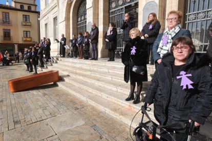 Manifestación en Palencia por el día para la Erradicación de la Violencia contra la Mujer. -ICAL.