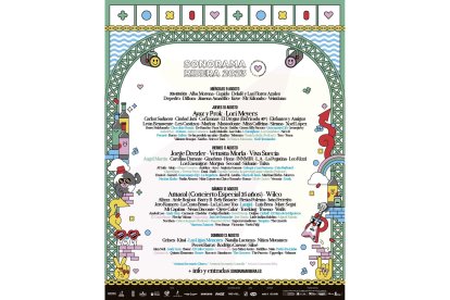Cartel del Sonorama Ribera 2023 de la página web del festival