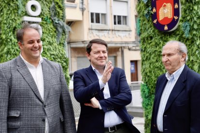 El presidente del PP de Castilla y León, Alfonso Fernández Mañueco, visita Guijuelo.- ICAL