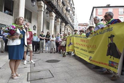 La candidata del Partido Popular, Cristina Ayala, nueva alcaldesa de Burgos. -ICAL