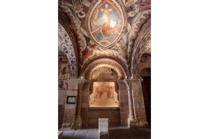 Restauración de las pinturas del Panteón Real de San Isidoro en León.- ICAL